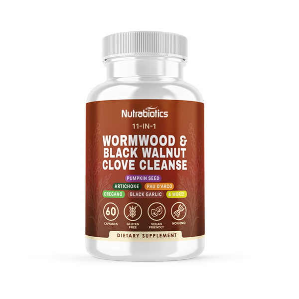 11 In 1 Wormwood & Black Walnut Clove Cleanse W/ Pumpkin Seed, Artichoke, Pau D’Arco, Oregano, Black Garlic & More !